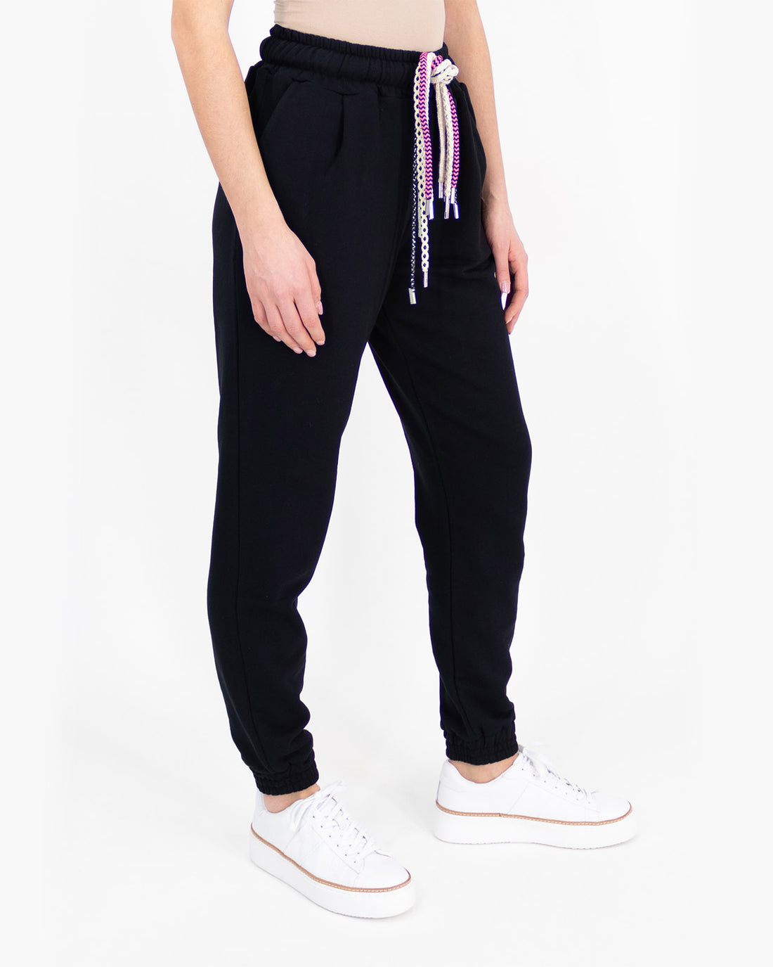 Tracksuit trousers with ribbons